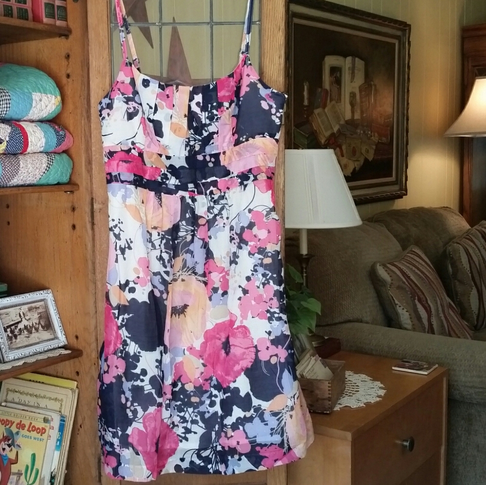 NY&CO Print Dress with Adjustable Straps